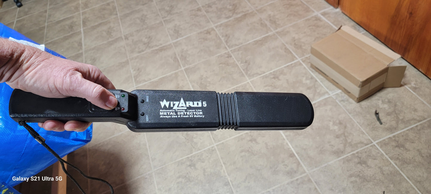 Lumber Wizard 5 Laser Guided Woodworking Metal Detector