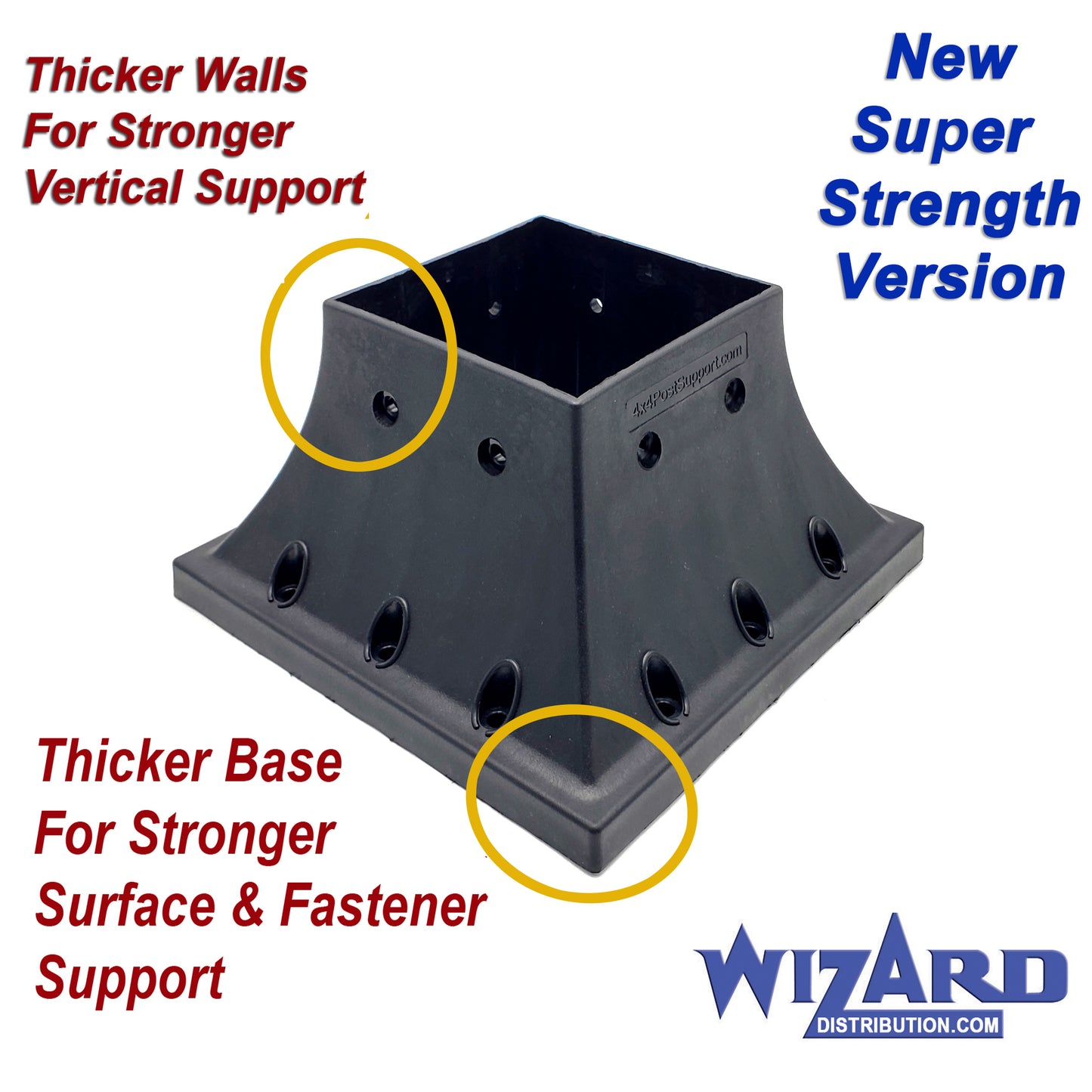 4x4 Post Support Post Holder Deck Handrail Brace