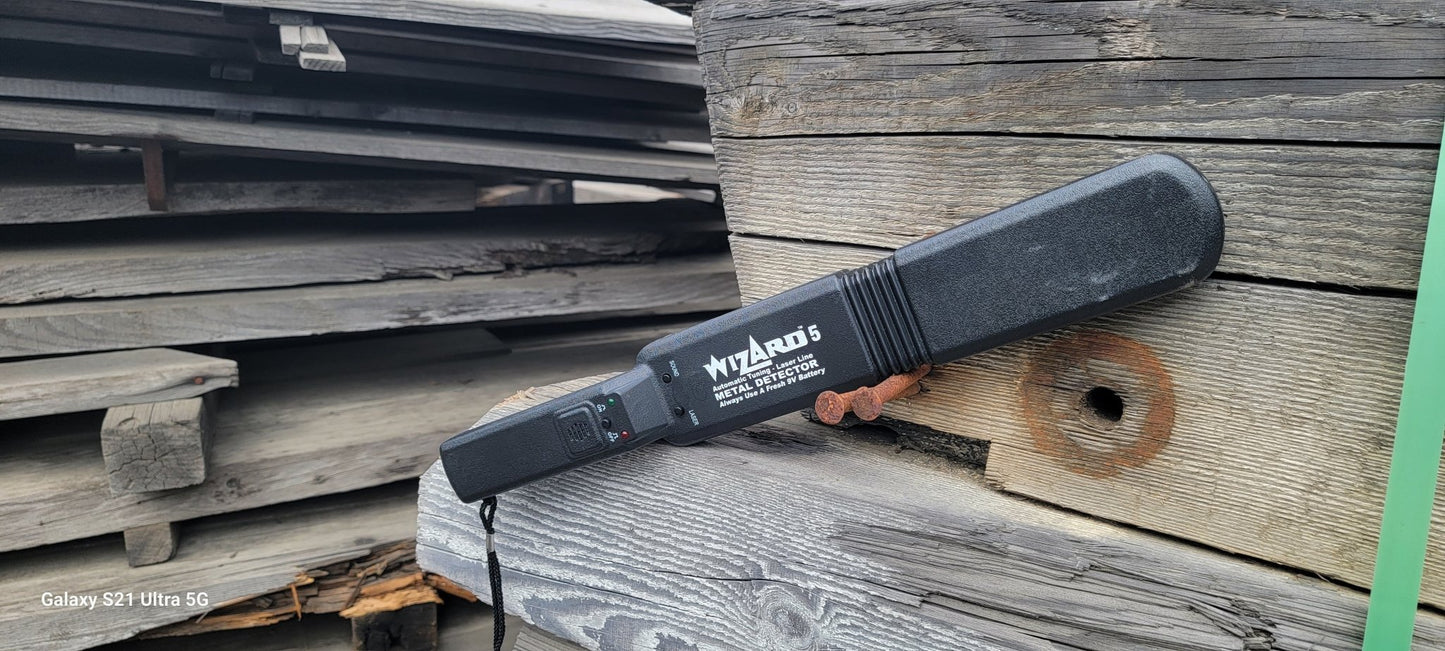 Lumber Wizard 5 Laser Guided Woodworking Metal Detector - WizardDetectors