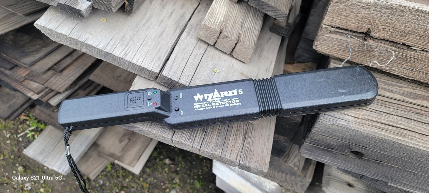 Lumber Wizard 5 Laser Guided Woodworking Metal Detector - WizardDetectors