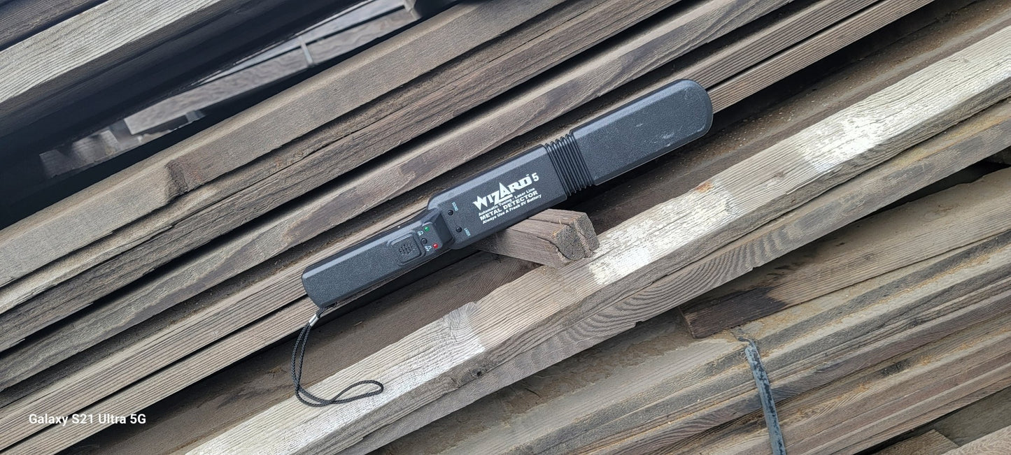 Lumber Wizard 5 Laser Guided Woodworking Metal Detector - WizardDetectors