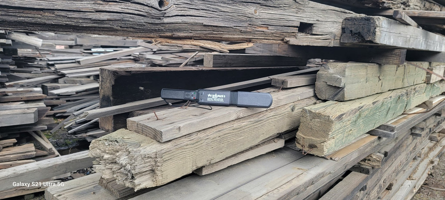 Lumber Wizard 5 Laser Guided Woodworking Metal Detector - WizardDetectors